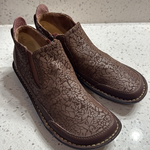 Alegria Slip-On Ankle Boots Nell Delicut Tawny NWOB SZ 40/9.5-10 US comfort - Picture 1 of 7